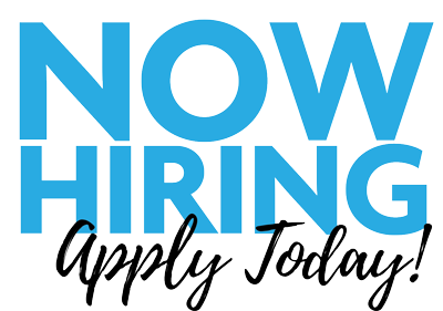 Now Hiring Apply Today