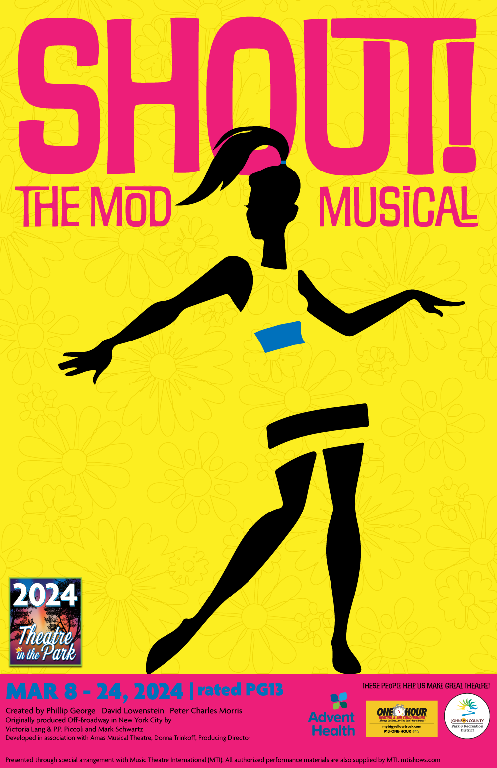 Poster for SHOUT! The Mod Musical