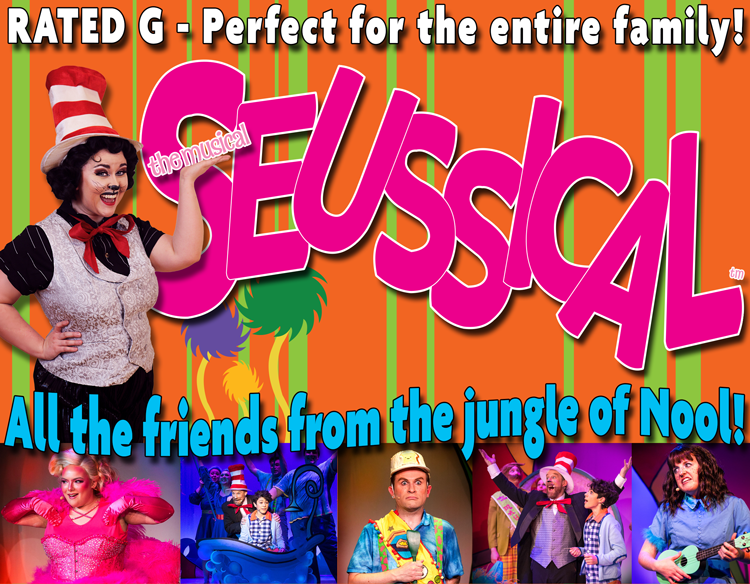 Montage of photos from the 2022 production of Seussical - BACK BY POPULAR DEMAND!