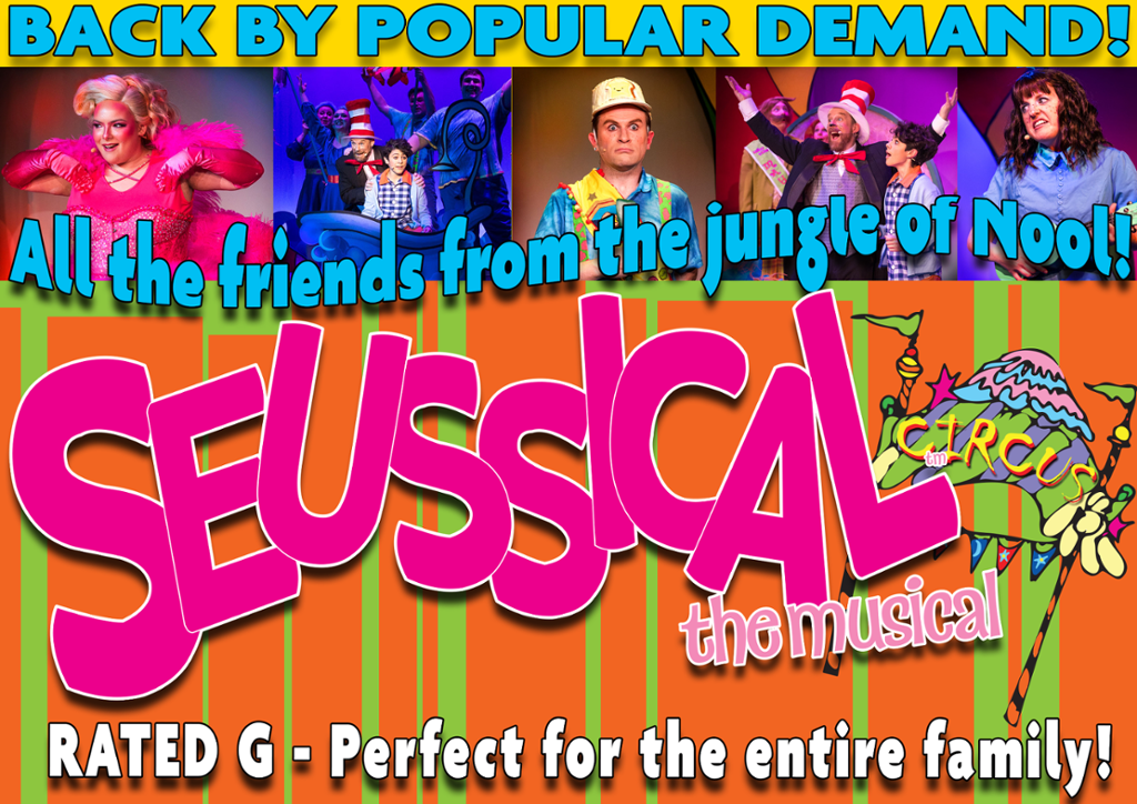 Montage of photos from the 2022 production of Seussical - BACK BY POPULAR DEMAND!