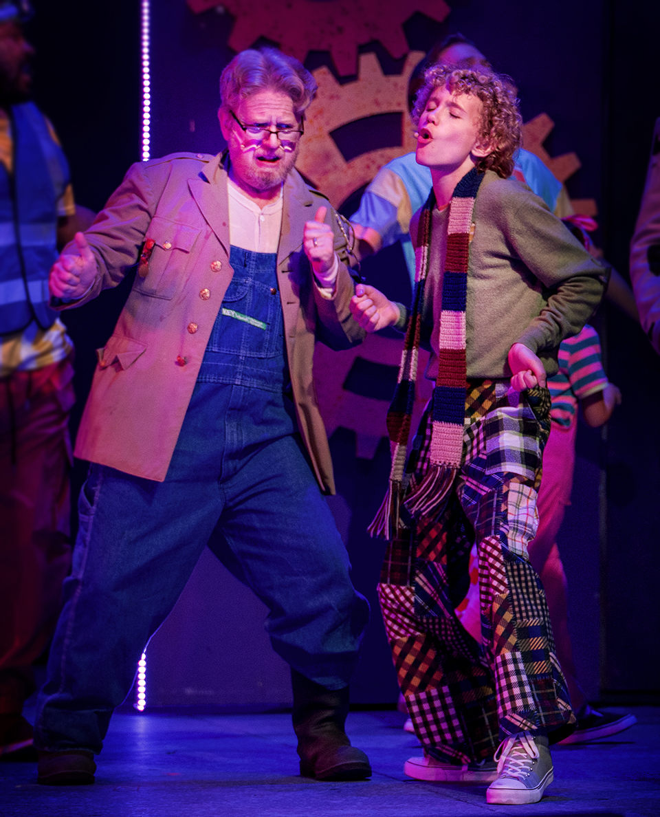 Charlie and his grandpa dancing