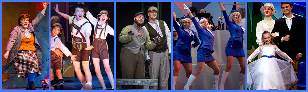 photo montage of photos from all our summer season shows