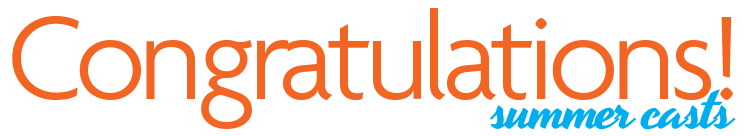 Congratulations summer cast lists