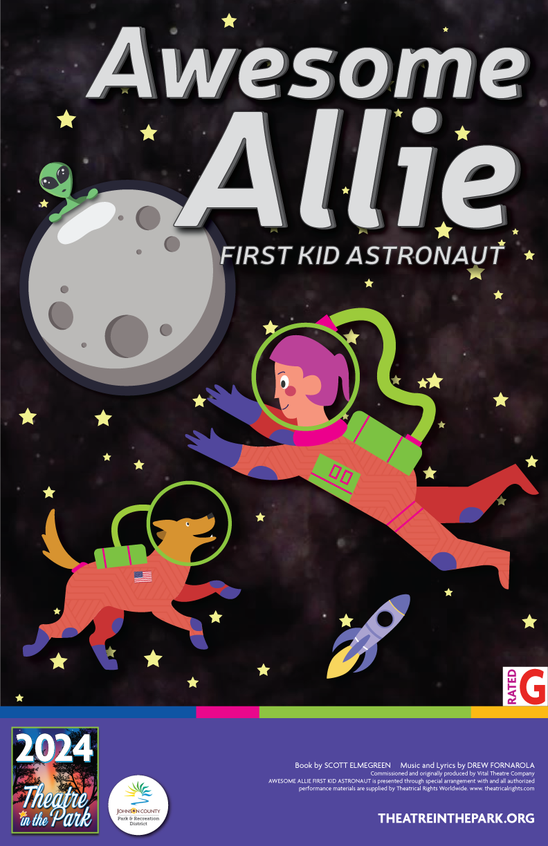 A poster for the production of Awesome Allie