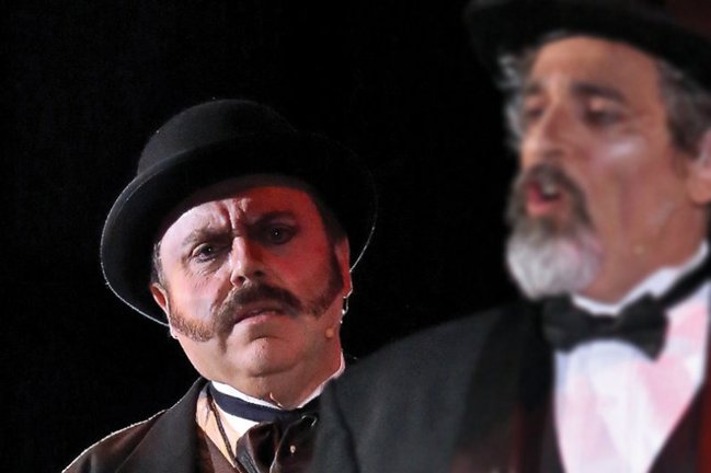 Jay Coombes and Victor Castillo<br />
<em>Sweeney Todd</em> - The Demon Barber of Fleet Street • 2012