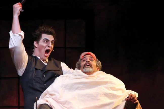 Robert Hingula and Victor Castillo<br />
<em>Sweeney Todd</em> - The Demon Barber of Fleet Street • 2012